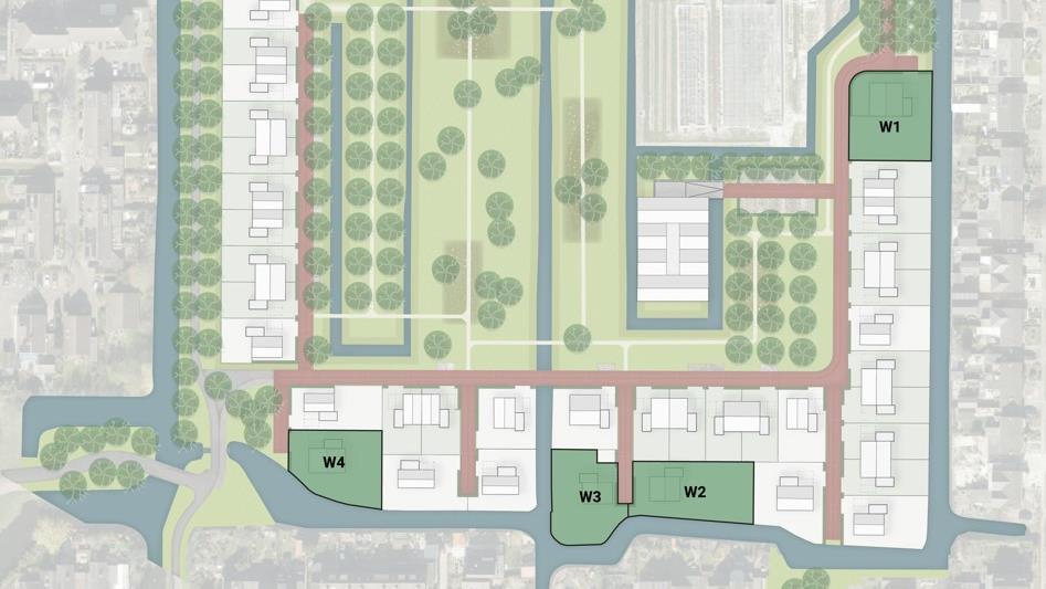 De kavels liggen in fase A West in Blokker. Het ligt ten zuiden van de Koewijzend en ten westen van de Kolenbergstraat. Op de afbeelding zijn de kavels te zien met W1, W2, W3 en W4. De kavels liggen in fase A West in Blokker. Het ligt ten zuiden van de Koewijzend en ten westen van de Kolenbergstraat. Op de afbeelding zijn de kavels te zien met W1, W2, W3 en W4.